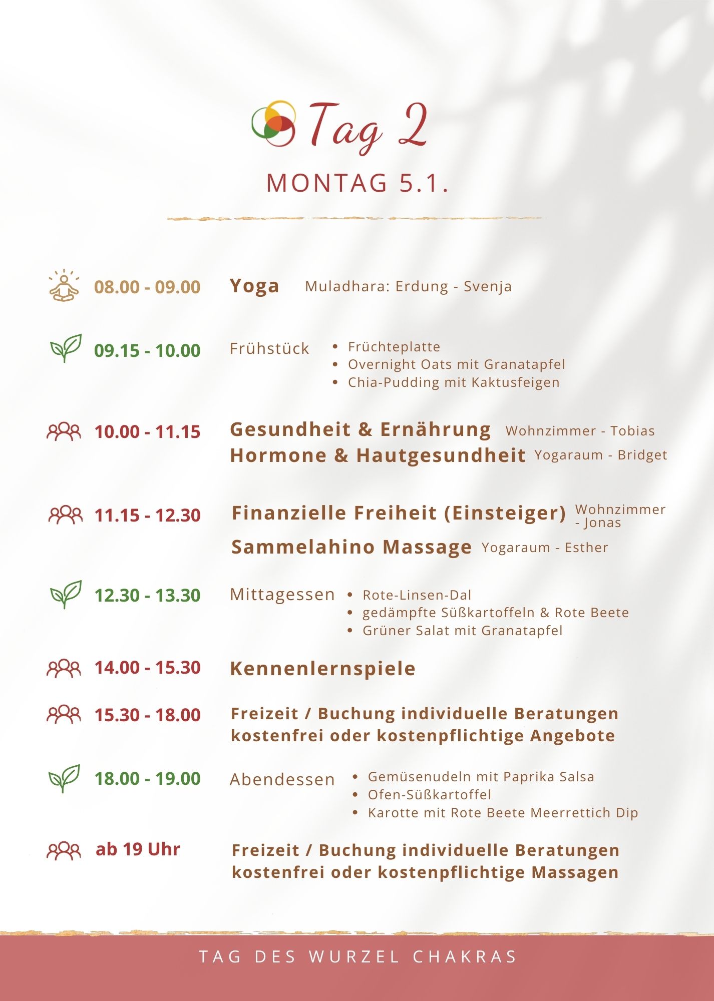 WandelPur Retreat - Programm - Tag 2