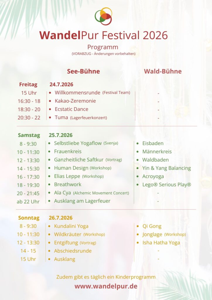 Programm 2026 (WandelPur Festival) VORABZUG