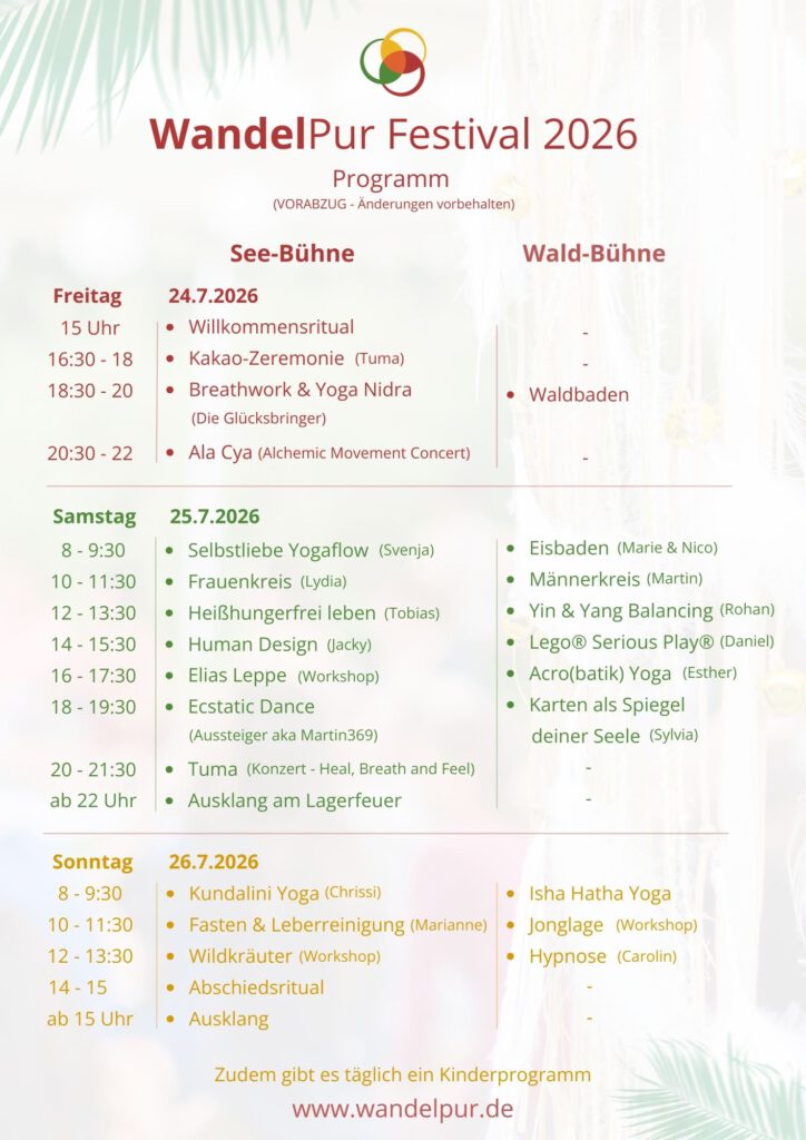 Programm 2026 (WandelPur Festival) VORABZUG